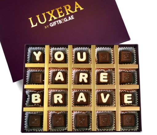You Are Brave Chocolate 20pcs By LUXERA in Dubai