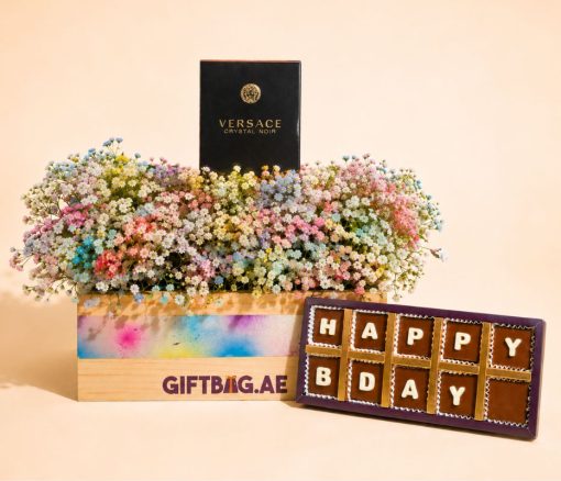 Rainbow Birthday Blooms in Dubai