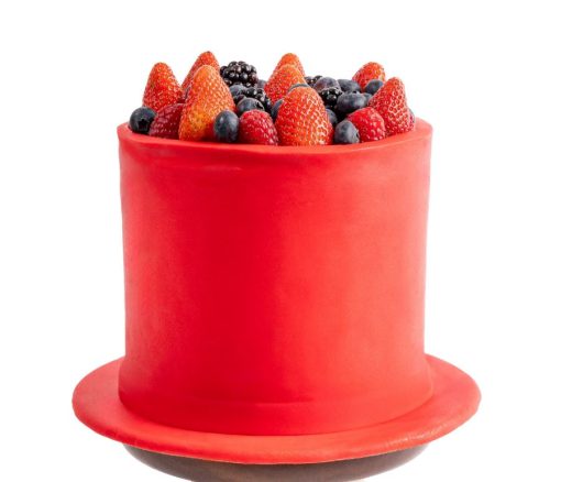 Fresh Summer Berries & Signature Red Fondant in Dubai