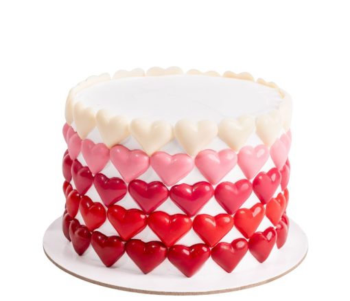 Designer Hearts Cake 1Kg in Dubai