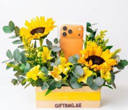 Apple iPhone 17 Pro Max with Sunflowers