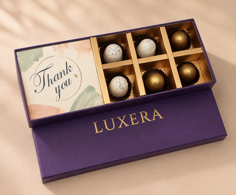 Luxera Domes Chocolate Small Box - Image 2