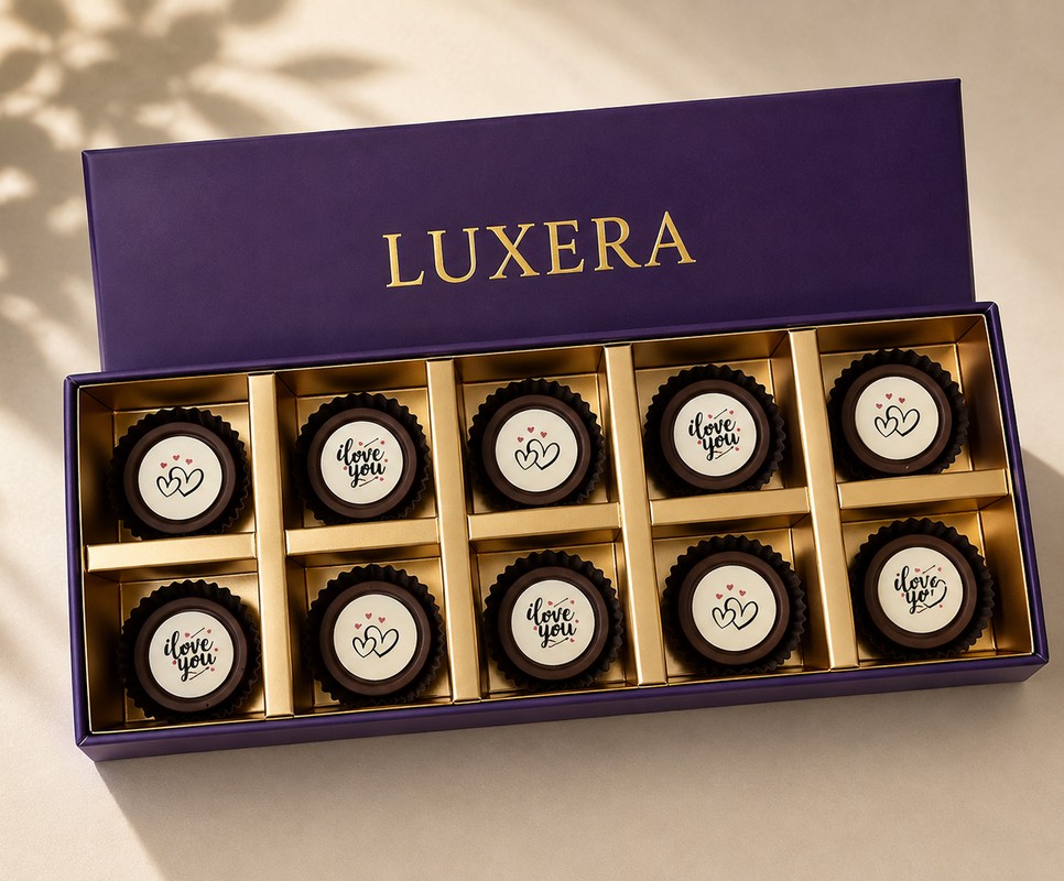 Luxera Rounds Chocolate Small Box - Image 2