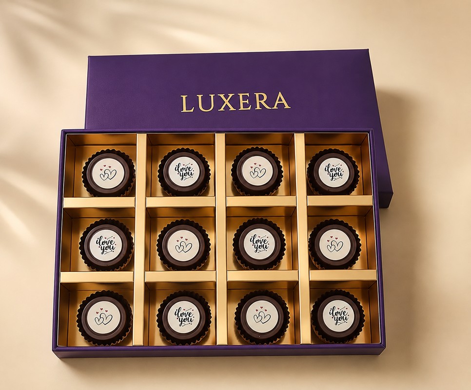 Luxera Rounds Chocolate Large Box