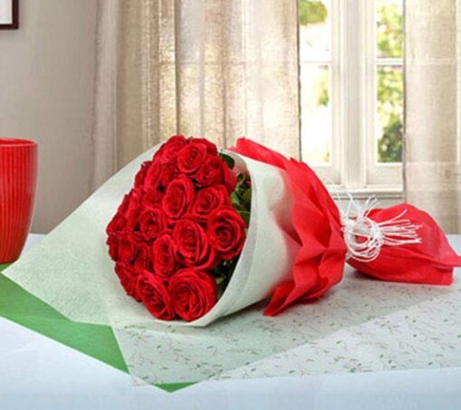 30 Red Roses Bouquet - Flowers gift from Giftbag in Dubai, UAE