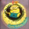 Minion Photo Cake - Round - 1KG